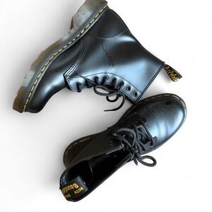 Dr. Martens 1460 black smooth leather boots